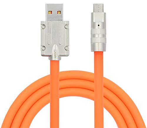cablecc Type A USB-A to 5Pin Micro USB USB2.0 Data Cable Liquid Silicone Ultra Soft Power Fast Charge for Laptop Tablet Phone