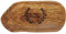 HOFMEISTER® Olivenholz Schneidebrett personalisiert mit Gravur - individuelles Geschenk zum Einzug, Hochzeit, Grillfest - mit Saftrille, 30 cm