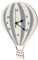 Garneck Wanduhren Uhr Für Kinder Heißluftballon-Uhr Wanduhr Kinderzimmeruhr Geräuschlose Uhr Ballon-Tier- Boutique- Stumm-Wanduhr Wanddekoration Kinderzimmer-Wanddekoration
