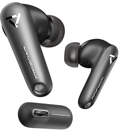 PRISMXR Wireless Gaming Earbuds Compatible with PS5/PS4, Meta Quest 3S/Quest 3, 25ms Low-Latency, 2.4GHz Bluetooth In Ear Headphones for Switch 1/Steam Deck/PC (USB-C Dongle Included) - Vega T1