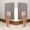 JanYoo 2-teilige Katze Kratzschutz Katzenkratzmatte Sisal Katzenkratzmatte Kratzmatte für Katze Katzenkratzmatte für Sofa Möbel Tür Kratzschutz 60 × 40 cm(Grau)