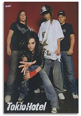 Tokio Band Hotel Art (1) Poster, dekoratives Gemälde, Leinwand, Wandposter und Kunstdruck, modernes Familienschlafzimmer, Dekoration, Poster, 30 x 45 cm
