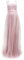 Vuncio Robe Tulle Grossesse Dentelle Shooting Photo sans Manches Col V Robe Maternité Fête Soirée Cérémonie Photographie Maxi Robe Grossesse Chic Et Elegant Pas Cher Mariage (Pink, L)