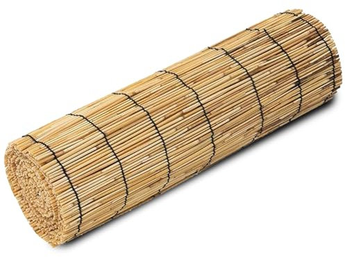 Brise Vue en Roseau Naturel Brise Vue Bambou 1m 1m30 1m60 Hauteur Rouleau De Clôture en Roseau Occultant,Protection Vent & Soleil Écran en Bambou pour Balcon Terrasse Jardin Bordure De Piscine (Color