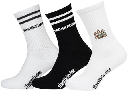stadtkinder Frankfurt Socken: 3er Set Mix Frankfurt Größe 43-46