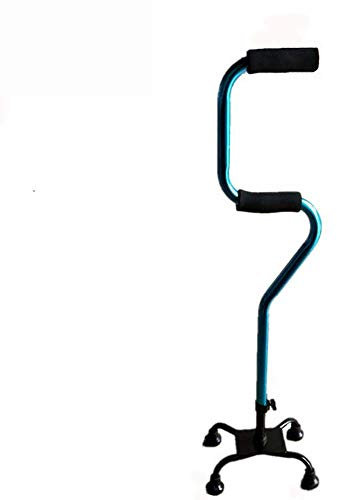 Gehstock mit 4 Beinen, stabile, rutschfeste Krücke, höhenverstellbar, Aluminium-Krücken, Walker, interessant Prosperous