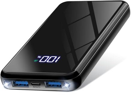 YILANS Power Bank, 22,5W Powerbank 20000mAh (USB-C Input & Output), PD 3.0 QC 4.0 Externer Handyakkus mit Schnellladefunktion,Große Kapazität Kompatibel mit iPhone 16 15 14 13 12 Samsung Xiaomi(Black)