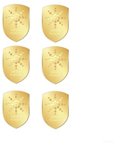 6 Stück EMF Schutz Aufkleber für Handys Leichte und effektive Mobilgeräte Strahlungsblocker (A)
