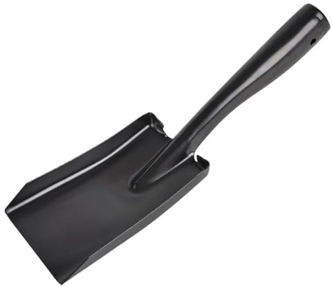 Palas de jardinería | Palas de para la playa – Pala de metal para jardín, pala de jardín resistente, pequeñas palas de herramientas manuales de jardinería con mango ergonómico para camping