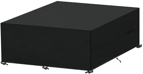 SanGlory Gartenmöbel Abdeckung Wasserdicht Abdeckplane Gartenmöbel Anti-UV | Schutzhülle Gartentisch Winterfest Abdeckungen Gartenmöbel Abdeckung für Gartenmöbel Sets Tische und Stühle 300x250x100cm