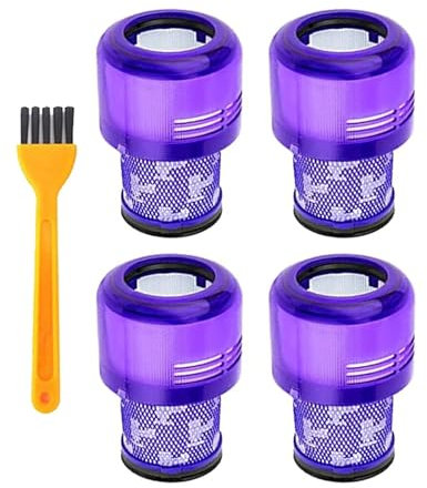 RRSQ Accesorio de vacío Filtro HEPA Lavable Compatible con Dyson V11 V15, Repuesto for aspiradora, Filtro for aspiradora inalámbrica Compatible con V11(4pcs)