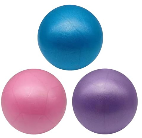 Yidueace Pilates Ball, 15CM Aufblasbarer Übungsball, Gymnastikball Für Yoga, Pilates, Bauchtraining, Kerntraining Und Verbessert Das Gleichgewicht