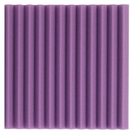 Mousse Acoustique Lot de 72 panneaux acoustiques en mousse for studio, 300 x 300 x 25 mm, for isolation phonique(PURPLE)