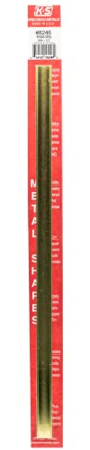 K&S K & S Precision Metals 8246 Brass Strip, .5 Wide x 12 Long