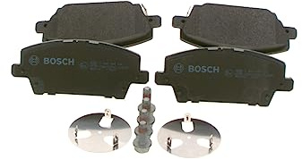 Bosch BP1047 - Brake Pads Car Front Axle - 1 Set of 4 Pads | Bosch Quality - Reduced Noise and Dust - ECE-R90 Certified - Copper-Free