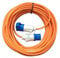20 metre Orange Caravan Hook Up/Extension Cable with 16 Amp Plug & Socket - Professionally assembled by MCD Electrical
