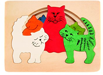 Hape E6511 Georg Luck Puzzle, Mehrfarbig