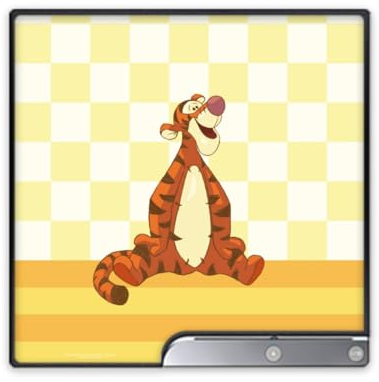 DeinDesign Skin kompatibel mit Sony Playstation 3 Slim CECH-2000-3000 Folie Sticker Winnie Puuh Tigger Offizielles Lizenzprodukt Disney