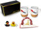 MIAMIO - Regalo para Pareja Nupcial Mr & Mrs/Set de Regalo de Boda/Tazas de Café Set con Corcho (Boda)