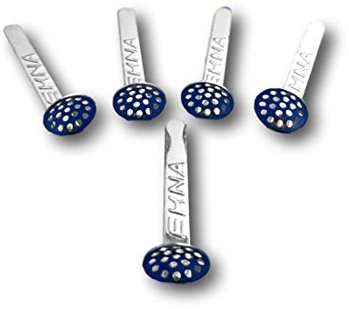 EKNA Colador colgante de acero de 12 mm 15 mm para pipas de tabaco, cachimbas 5, 10, 20 unidades, colador colgante de acero + adhesivo (5, 12 mm)