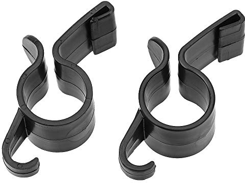iTimo 2 Stück/Set Heckklappen-Halterung für Auto, Regenschirmhalter für Regenschirm, Aufhang-Haken, Handtuchhaken, für Kofferraum, Organizer
