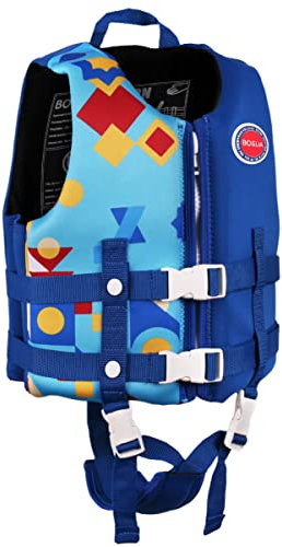Boglia Bambini Nuotare Vest Bambino Giacca Float Galleggiante per Piscina con Cinturino di Sicurezza Regolabile, Galleggiante per età 1-9 anni/18-77 LBS