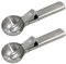 ANCLLO Premium Cuillère à crème glacée en Acier Inoxydable avec déclencheur Facile,cuillère à Biscuits avec poignée Confortable et antigel, Parfaite pour Le yogourt glacé-Réutilisable Ice Cream Scoop