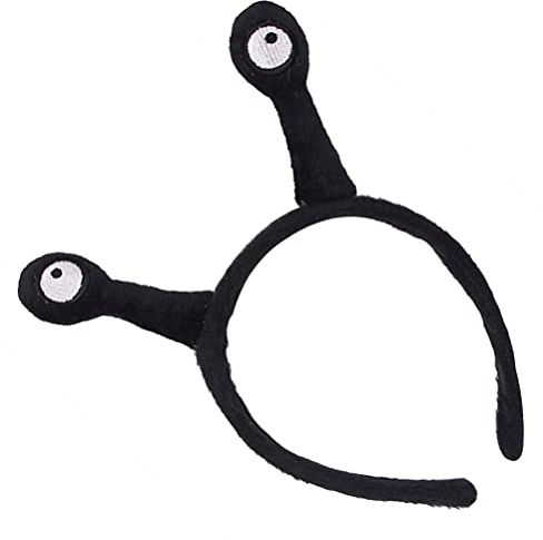 Kleinkinder-Kopfhörer, Stirnband, Schnecke, Stirnband, Plüschtierkopf, Bopper, -Antenne, schwarzes Haarband, Schnecke, Rollenspiel, Kopfschmuck für Geburtstag