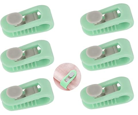 Hillylolly Bettdeckenbezug Clips, Bettdecken Halterung Clip, 6 Stück Duvet Clips Holder, Anti Rutsch Schnalle Bettbezug Clips, Klammern Bettdecke, Bettdecken Clips für Dicke Decken