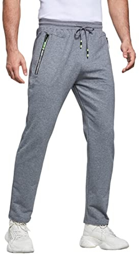 ZOXOZ Jogging Homme Pantalons de Survêtement Hommes Gris S