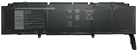 7xinbox Batterie de rechange pour ordinateur portable Dell XPS 17 9700 Precision 5750 11,4 V 8508 mAh 97 Wh XG4K6 F8CPG 0F8CPG CN-0F8CPG