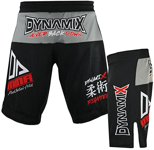 Dynamix Athletics MMA Fight Shorts XF3 - Funktionelle Mixed Martial Arts Hose für Herren (M)
