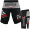 Dynamix Athletics MMA Fight Shorts XF3 - Funktionelle Mixed Martial Arts Hose für Herren (M)