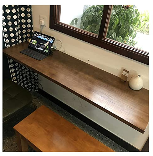 KLZUOPT Klapp-Arbeitstisch Wandmontierter Tisch Klapp-Laptop-Schreibtisch Klapp-Arbeitstisch Klapptisch Wand-Schreibtisch Computer-Schreibtisch zum Platzsparen (Color : Natural, Size : 40 * 120cm)