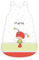 Herding babybest Baby-Schlafsack, Käferchen-Motiv, Personalisiert mit Namen (bestickt), 90 cm, 100% Baumwolle
