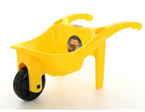 Polesie Kinder-Schubkarre 39545 SandTastic Sandspielzeug Kunststoff ab 12 Monate, Farbe:gelb