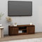 CKioict DVD Schrank Sideboard Wohnzimmer Modernes TV Board TV-Schrank mit Tür Braun Eichen-Optik 102x30x36 cmGeeignet für Wohnzimmer, Salon, Hotel