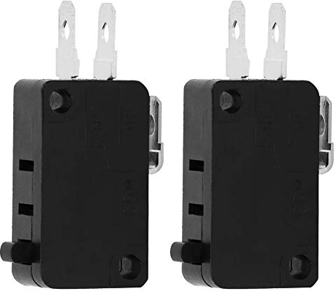 NDNCZDHC 2PCS Microwave Door Switch ABS Waterproof Microwave Parts Replacement 105° Microwave Oven Door Switch