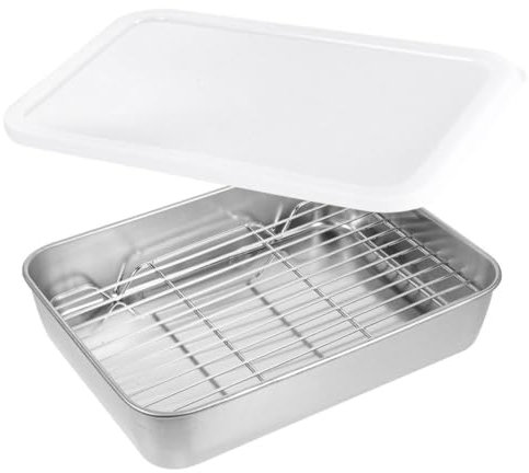 PAMINGONO Recipientes Reutilizables Herméticos Acero Inoxidable Para Alimentos Congelador y Refrigerador