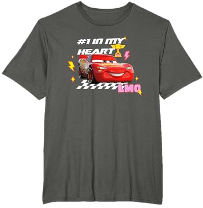 Cars Lightning McQueen in My Heart Valentine Maglietta