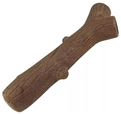 HugglePets Legacy Floating Dog Toy Stick | Brown | Buoyant Water Play Fetch Toys | Durable Teeth Cleaning Chew | Irregular Bounce For Added Excitement | Great Retriever For Dogs 25cm