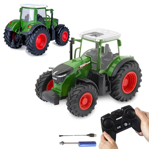 JAMARA 405340 Fendt 1050 Vario 1:24S 2,4 GHz - trattore Fendt Vario giocattolo, telecomandato RC trattore per bambini, modello agricolo, regalo per bambini, modalità demo