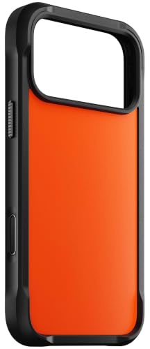 NOMAD Rugged Case | für iPhone 17 Pro Max |Schutzhülle aus Polycarbonat mit TPU-Bumper | Matte PET-Rückseite | MagSafe-kompatibel | Ultra Orange