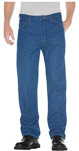 Dickies, Homme, JEAN 5 POCHES COUPE REGULAR, BLEU INDIGO, 38W / 34L