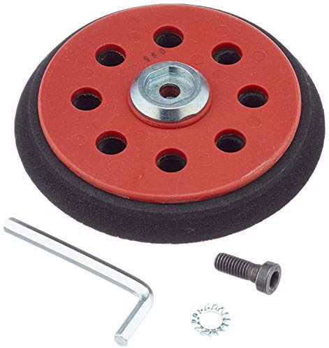 ALCLEAR 60123R Spezial-Stützteller für Exzenter, Durchmesser: 123 mm für Autopflege und Autopolitur mit Poliermaschine und Polierschwamm