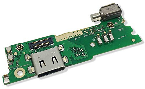 OnlyTech - Kompatibel mit Sony Xperia XA1 G3121 G3123 USB Ladebuchse C Mikrofon Vibrator Charging Port