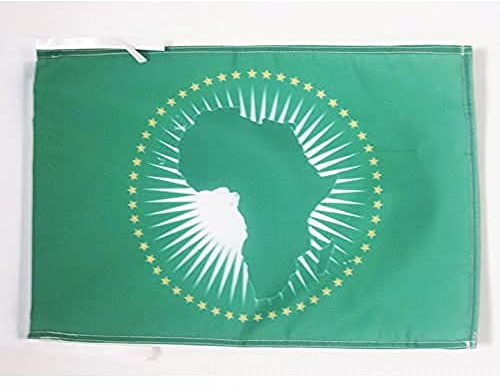 AZ FLAG - Flagge Afrikanische Union - 45x30 cm Mit Kordel - Afrika Fahne 30 x 45 Cm - Flaggen