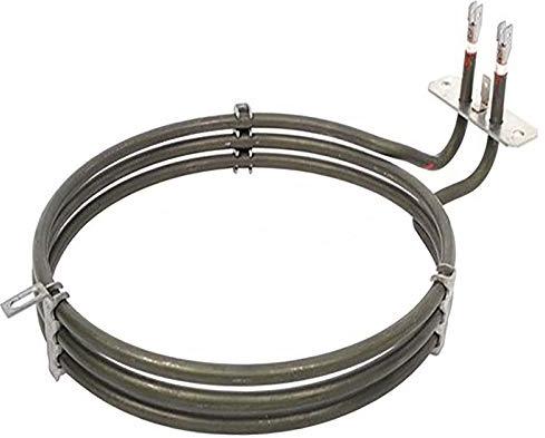 SPARES2GO 3 Turn Heater Element for Zanussi Fan Oven Cookers (2000W)