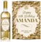 TigerMill Publishing Personalised Gold Effect Wine Labels for Any Occasion or Event, Birthday, Wedding, Engagement, Anniversary, Hen Night, Christmas, Congratulations etc (Gold/Gold Type)