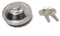 30mm Abschließbarer Tankdeckel passend für Hercules Prima M 2 3 4 5 S Mofa Moped – Chrom, inkl. 2 Schlüsseln